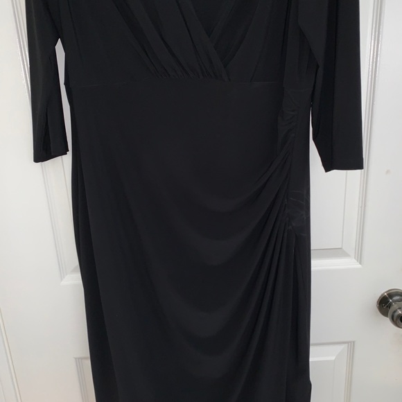 Ralph Lauren Black Wrap Dress - Picture 3 of 4